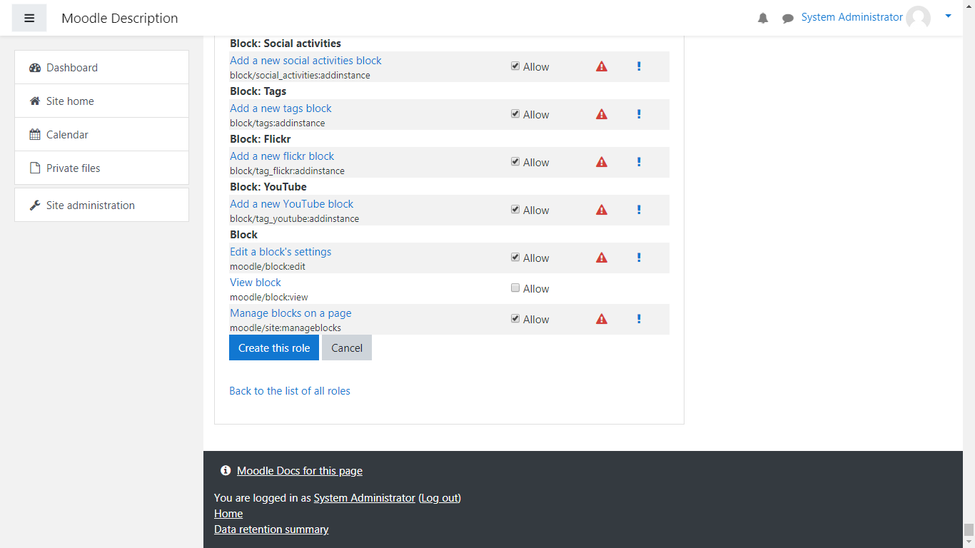 moodle role_assignments