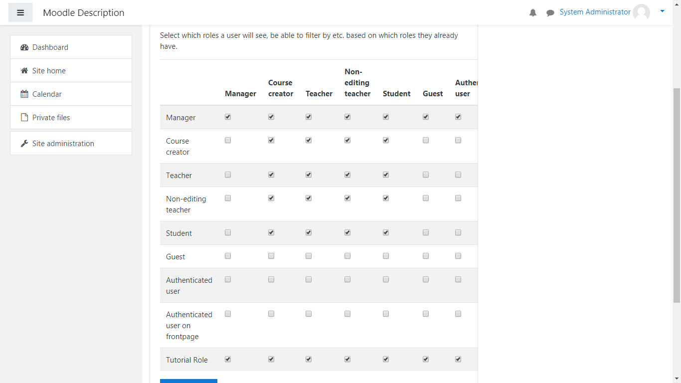 moodle role_assignments