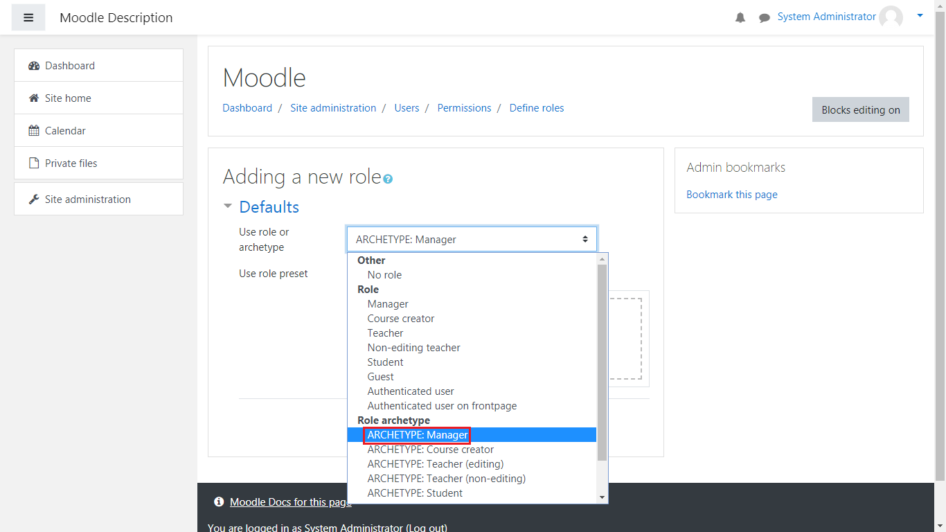 moodle role_assignments