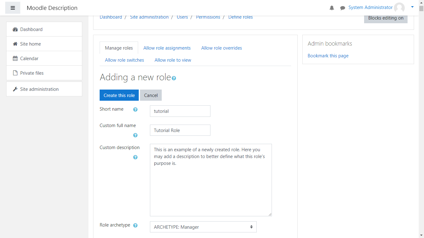 moodle role_assignments